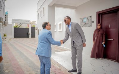 استقبل رئيس هيئة الوطنية لإدارة الكوارث وفدًا رفيع المستوى قادمًا من جمهورية مصر العربية