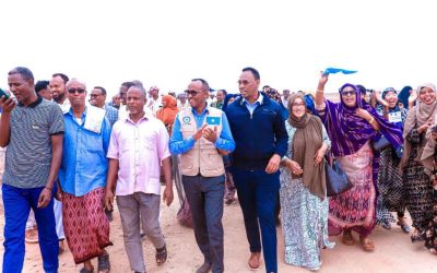 رئيس الهيئة الوطنية لإدارة الكوارث في الصومال يقود بعثة لتقييم الأوضاع الإنسانية في مدينة عبودواق
