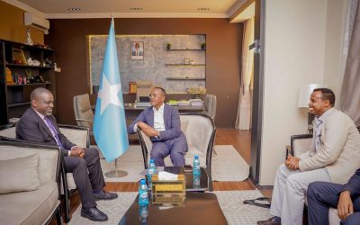 رئيس الهيئة الوطنية لإدارة الكوارث يلتقي رئيس منظمة الصحة العالمية في الصومال