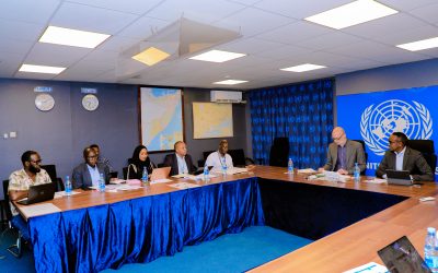 SoDMA Commissioner meet with Abdiwali Abdulle, the Director General of NIRA Somalia