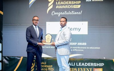 Agency Head Awarded “Best Public Service Leader” for National Efforts