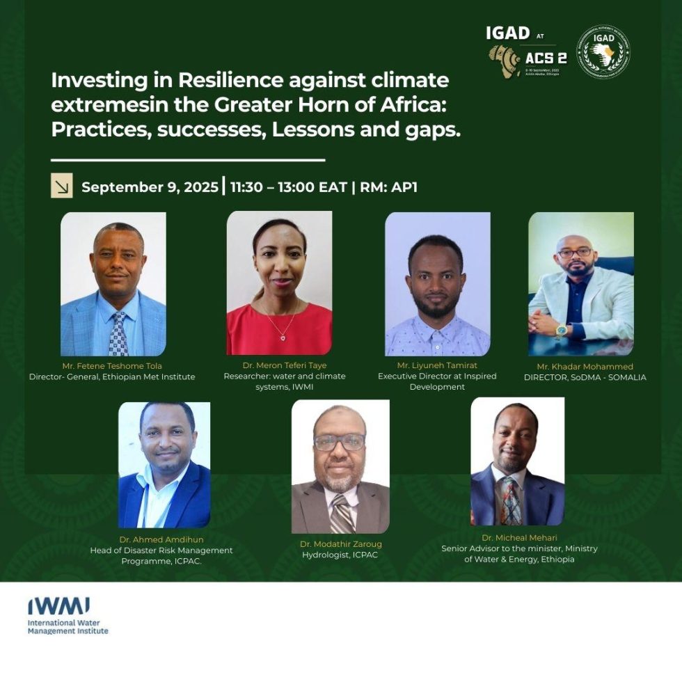 SoDMA Champions Resilience at the African Climate Summit in Addis Ababa ...