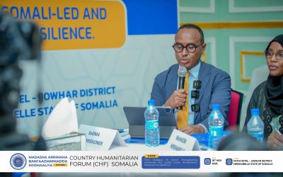 SoDMA Commissioner Highlights Somalia’s Urgent Humanitarian Needs at 9th Country Humanitarian Forum (CHF)