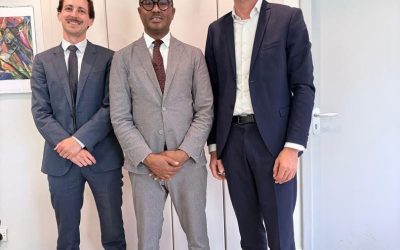 The Commissioner of the Somali Disaster Management Agency (SoDMA), Mr. Mohamud Moallim Abdulle, held a productive high-level meeting with the German Ambassador to Somalia