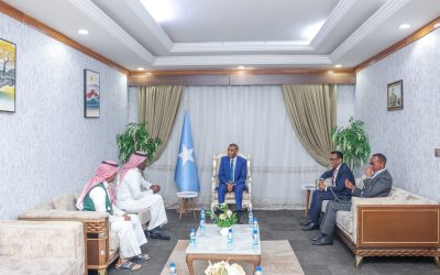 Prime Minister Hamza Abdi Barre Meets Saudi Ambassador to Strengthen Bilateral Cooperation.