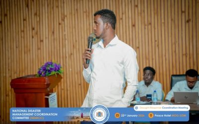 Jubaland Ministry of Humanitarian Affairs Briefs NDMCC on Drought Conditions