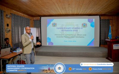 Hirshabelle State Reports Severe Drought and Worsening Humanitarian Conditions at NDMCC Meeting