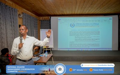 SoDMA National Emergency Operations Center Presents January 2026 Drought Situation Report at NDMCC Meeting