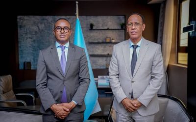 Former Prime Minister Ali Mohamed Gedi Visits SoDMA Headquarters in Mogadishu