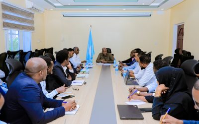 SoDMA Deputy Commissioner chaired SoDMA’s leadership meeting with senior officials and advisors discuss the improvement of operational efficiency and accelerating priority tasks