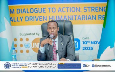 Madaxweynaha Dowlad-Goboleedka Hirshabelle, Mudane Cali Guudlaawe Xuseen, ayaa si rasmi ah uga daah-furay magaalada Jowhar Shirweynaha Madasha Arrimaha Bini’aadannimada Soomaaliya.