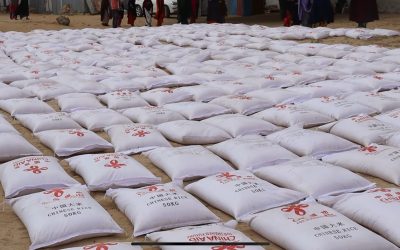 Hay’adda SoDMA oo deeq raashin ah gaarsiisay 400 qoys oo danyar ah degmada Garasbaaleey